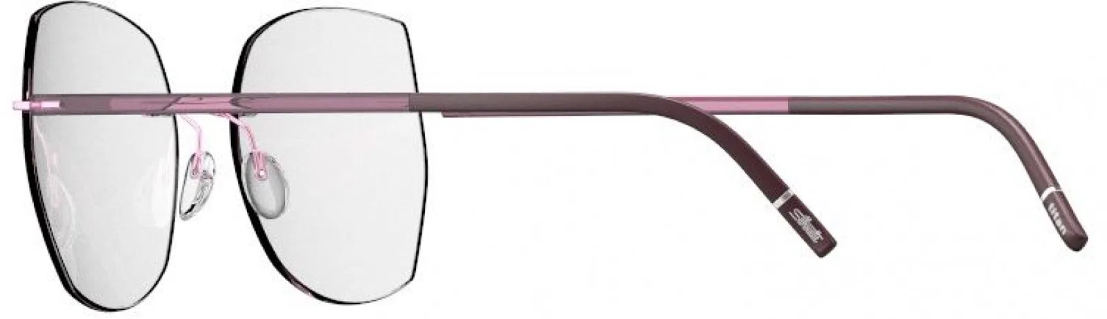 Silhouette The Wave Color Groove Demo Rimless 5567 Eyeglasses - view 72